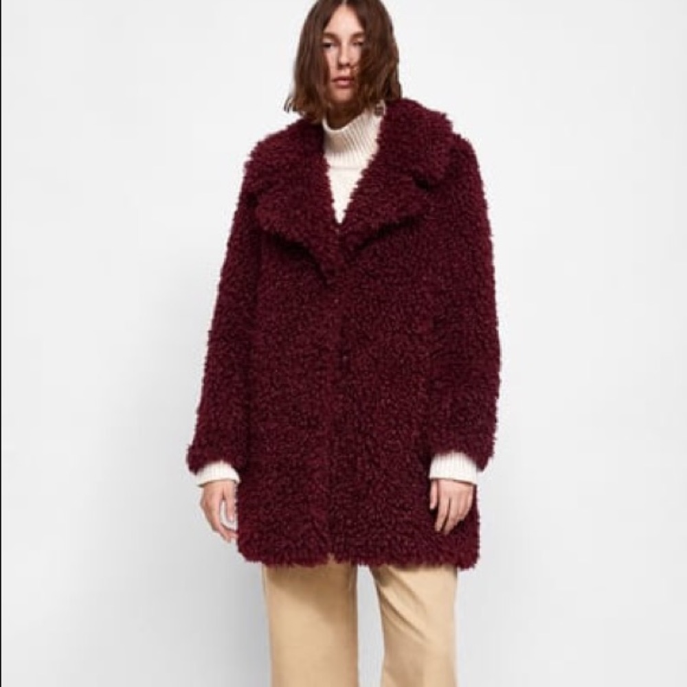 Zara Faux Fur Coat